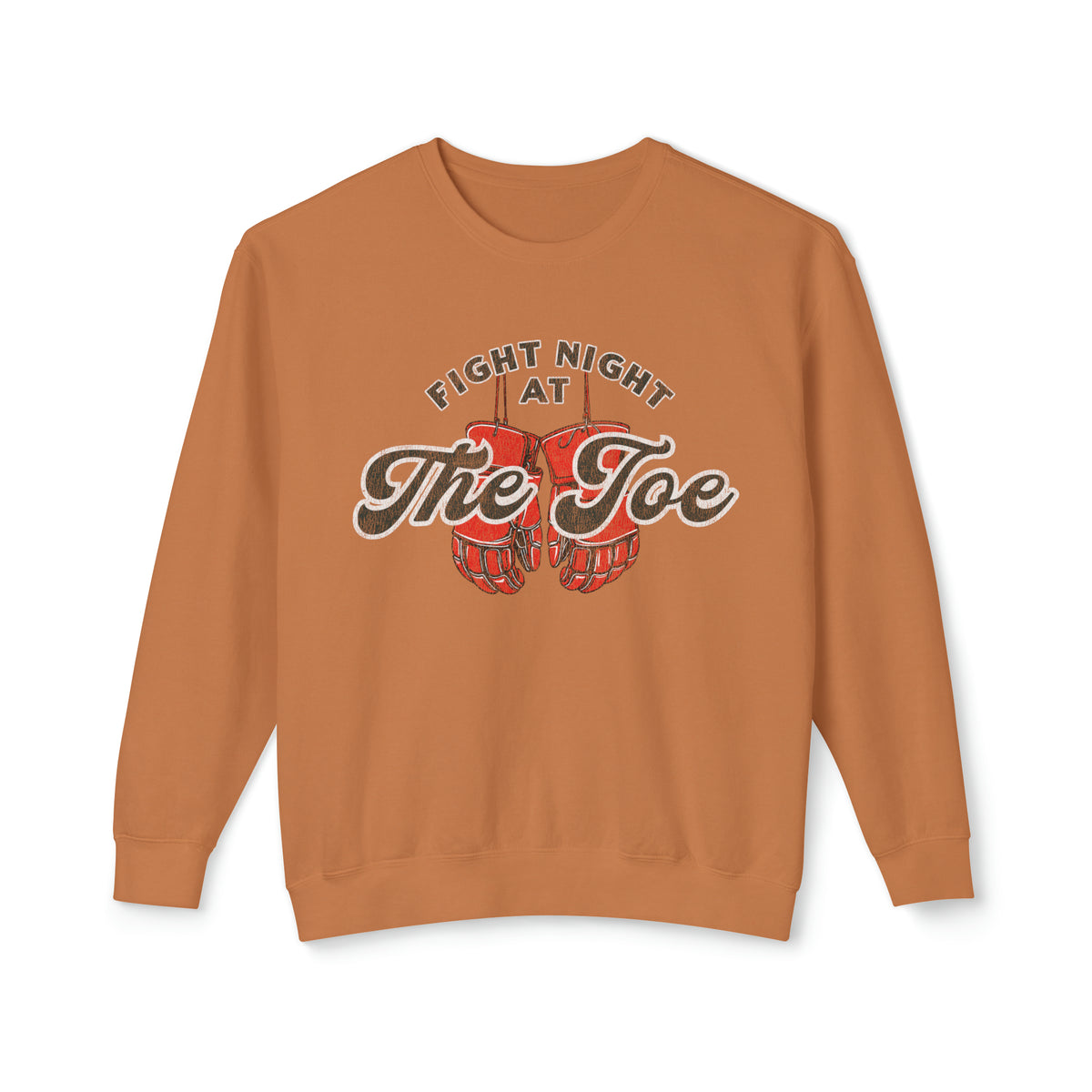 Fight Night At The Joe Comfort Colors Unisex Lightweight Crewneck Sweatshirt