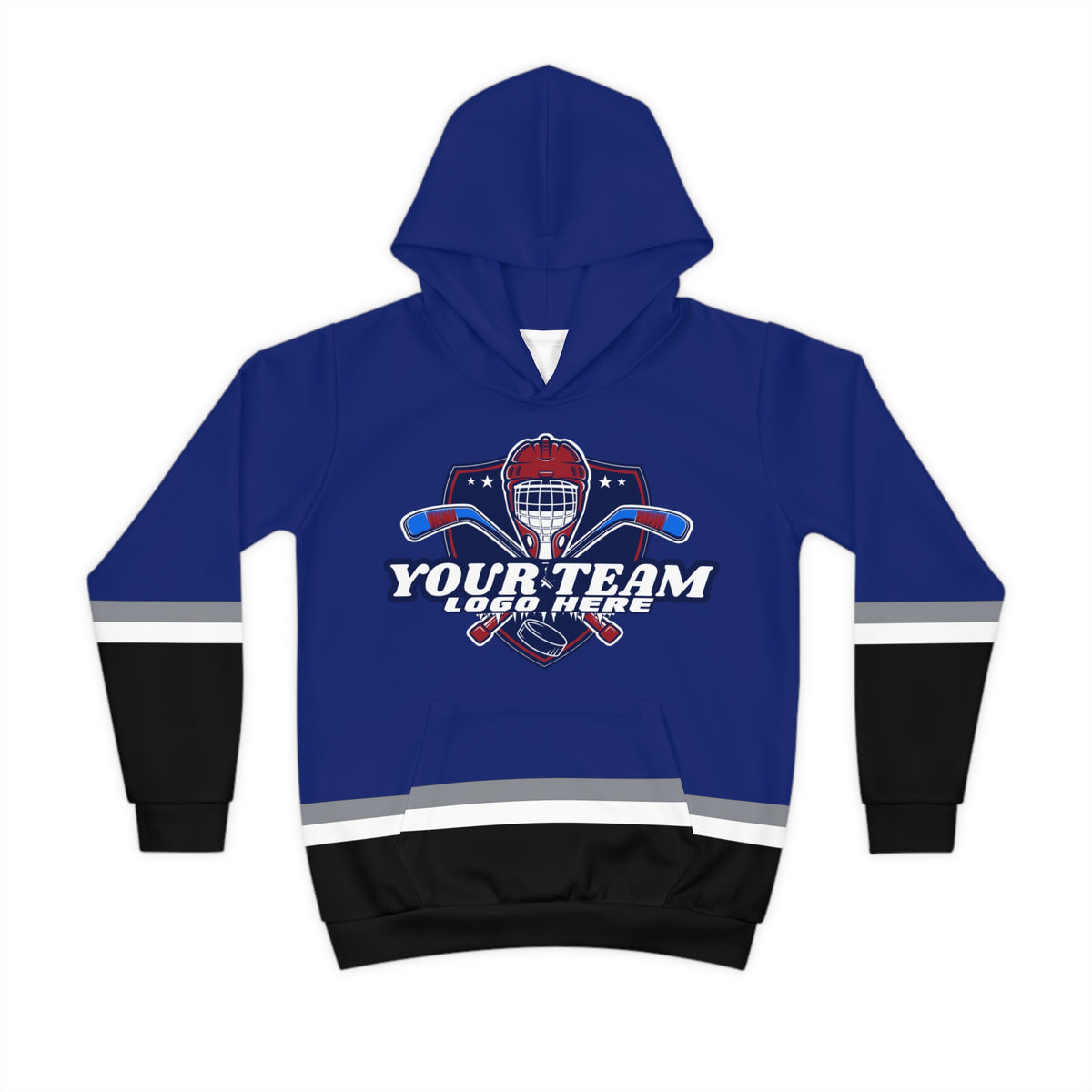 Custom Team Jersey Children's Hoodie (AOP)