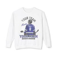 Custom Player Comfort Colors Unisex Lightweight Crewneck Sweatshirt