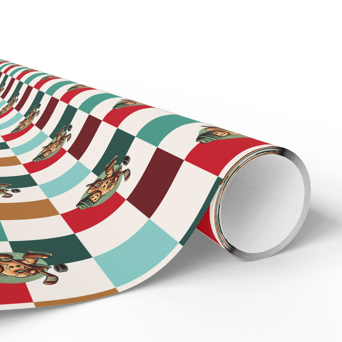 Gingerbread Hat Trick Wrapping Paper