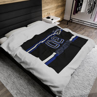 Custom Player Velveteen Plush Blanket