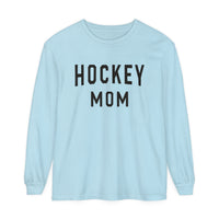 Hockey Mom Comfort Colors Unisex Garment-dyed Long Sleeve T-Shirt