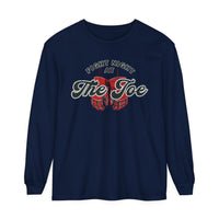 Fight Night At The Joe Unisex Garment-dyed Long Sleeve T-Shirt