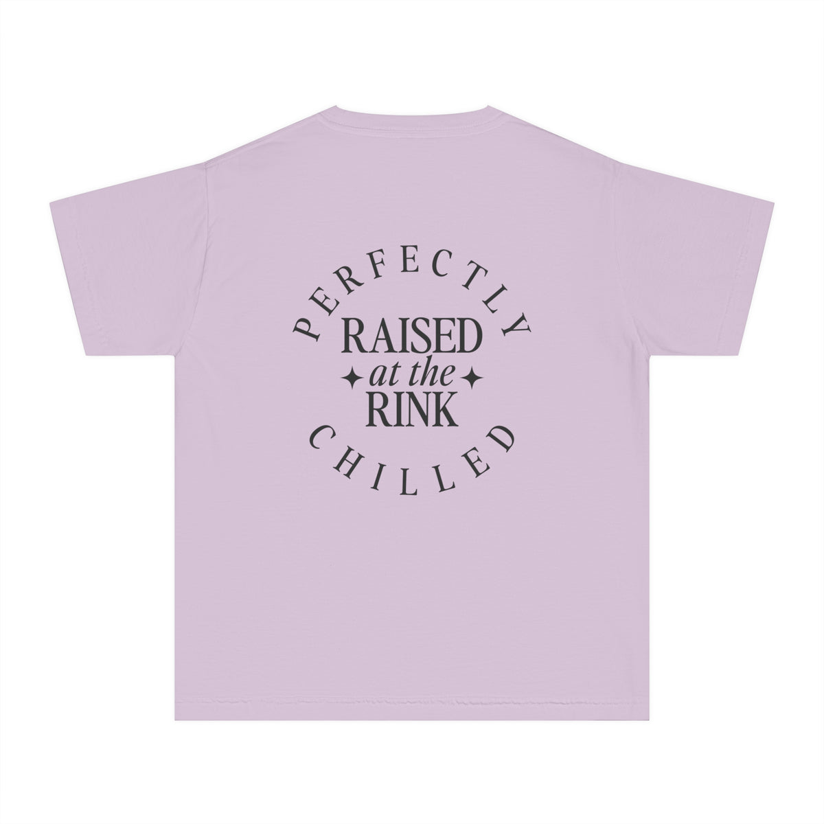 Raised at the Rink Comfort Colors Youth Midweight Tee