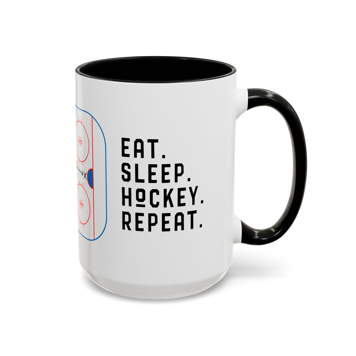 Eat Sleep Hockey Repeat Coffee Mug