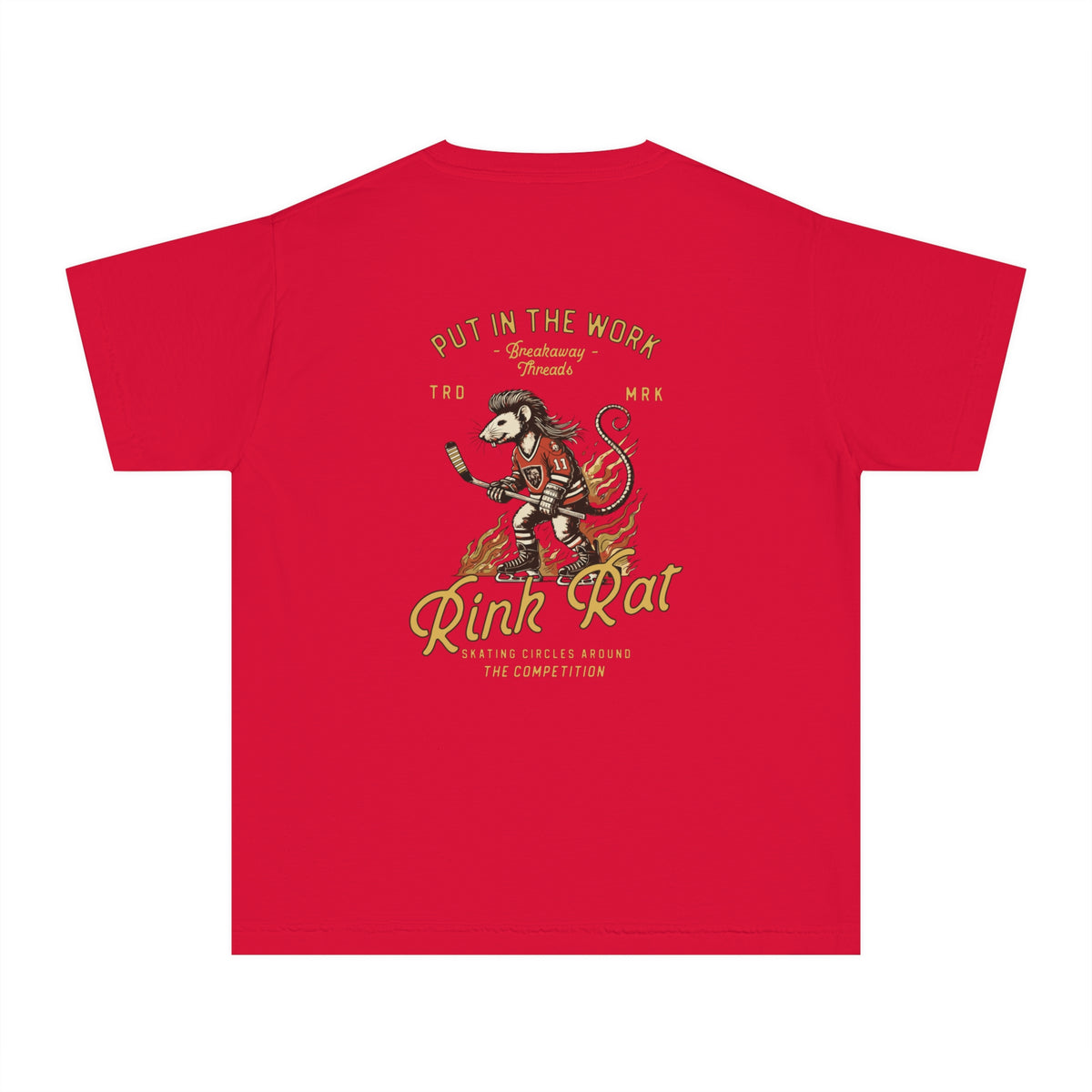 Rink Rat Comfort Colors Youth Midweight Tee