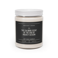 The Calming Scent Of The End Of Hockey Season Scented Candles, 9oz