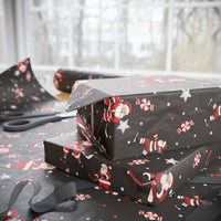 Santa's Slapshot Wrapping Paper