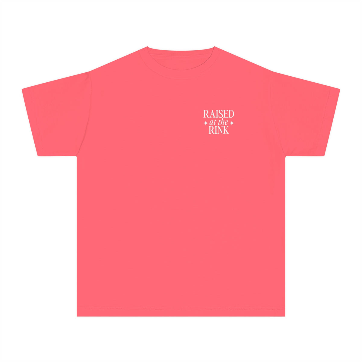 Raised at the Rink Comfort Colors Youth Midweight Tee