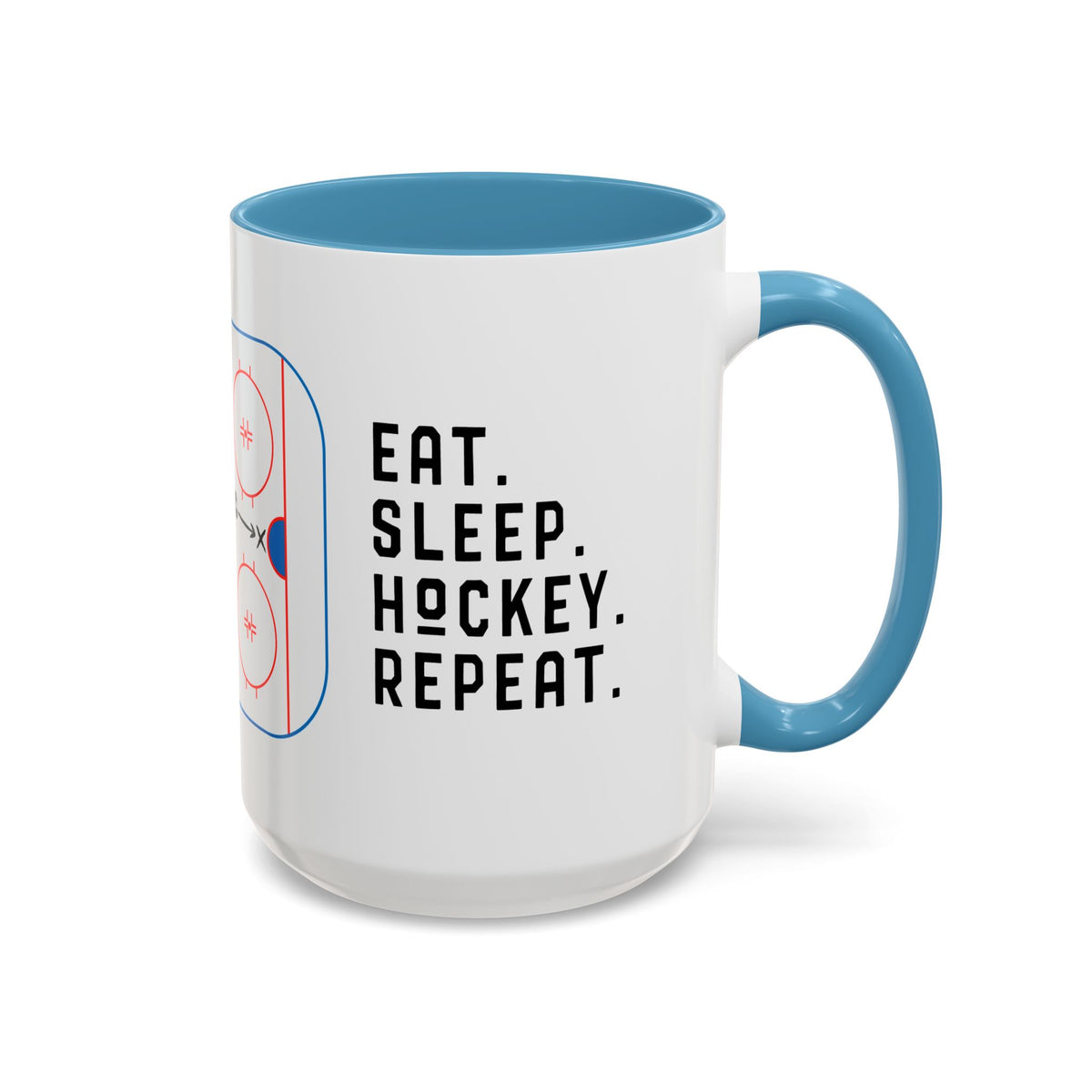 Eat Sleep Hockey Repeat Coffee Mug