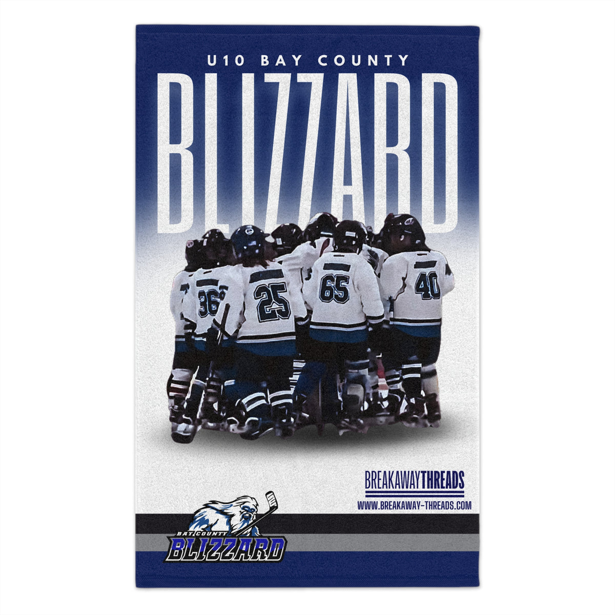 10U Blizzard Team Rally Towel