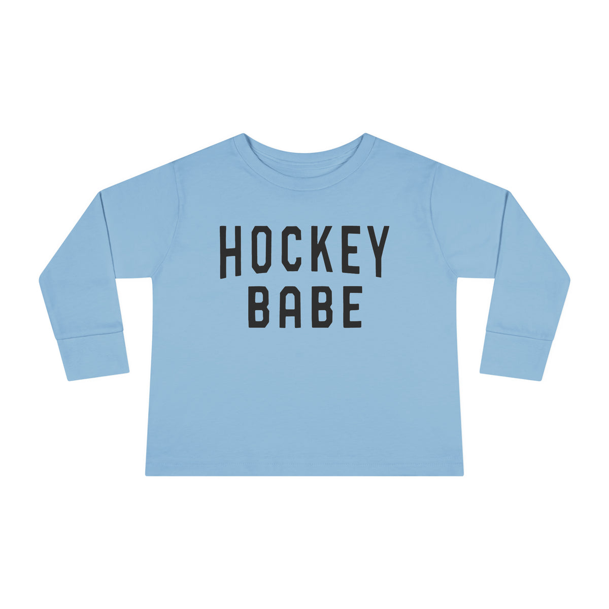 Hockey Babe Toddler Long Sleeve Tee