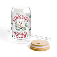 Rinkside Social Club Sipper Glass, 16oz