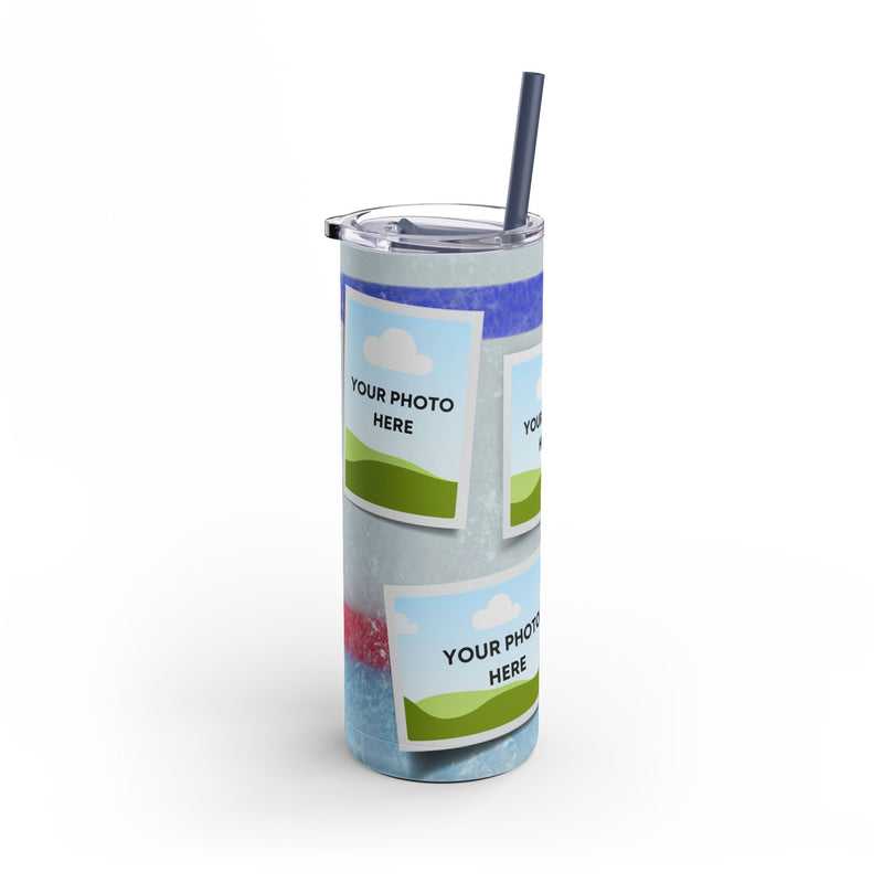 Custom Rink Maars Maker Skinny Matte Tumbler, 20oz