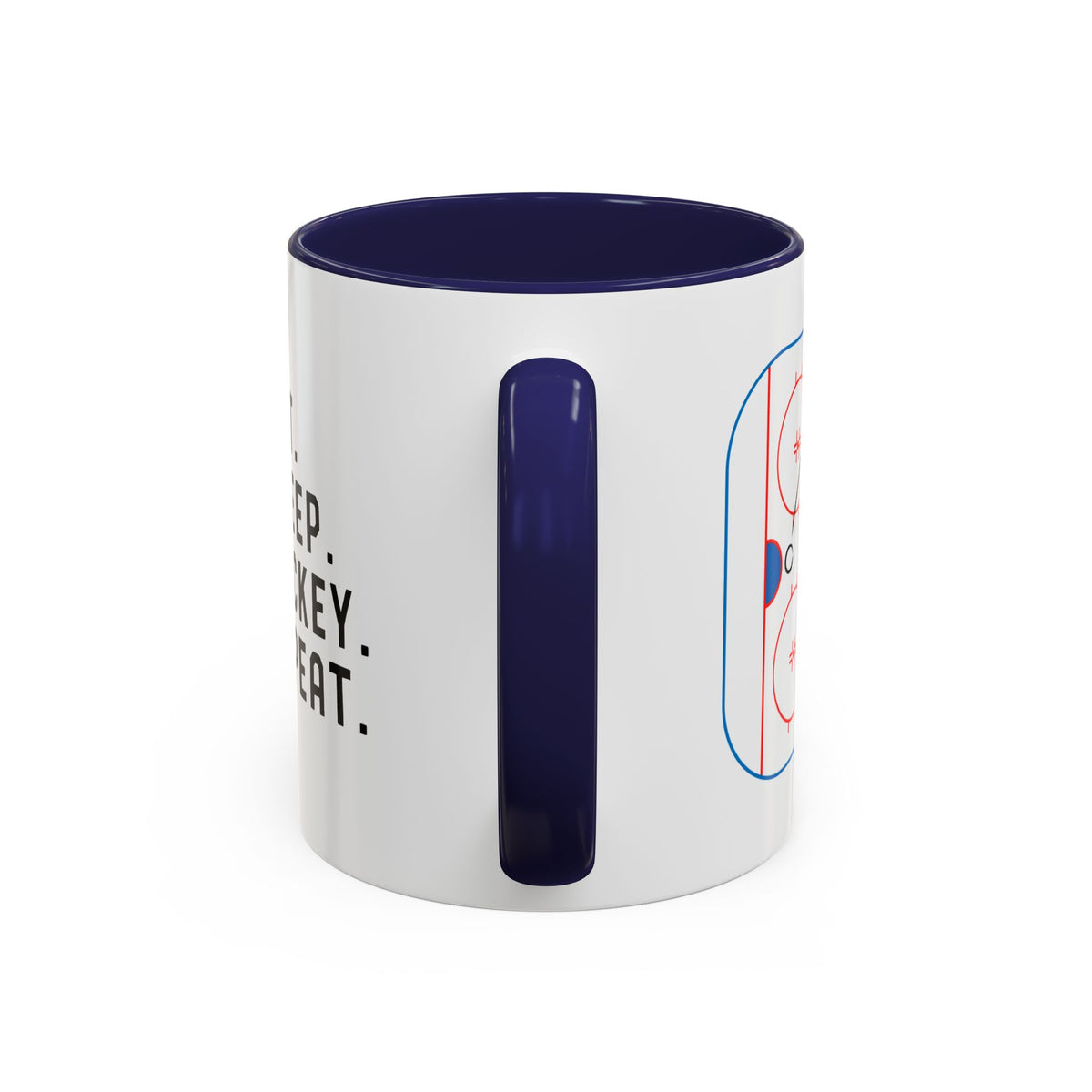 Eat Sleep Hockey Repeat Coffee Mug