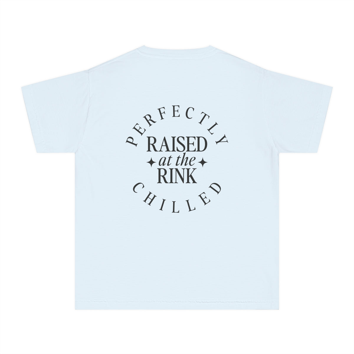 Raised at the Rink Comfort Colors Youth Midweight Tee