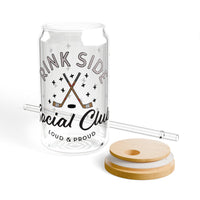 Rinkside Social Club Sipper Glass, 16oz