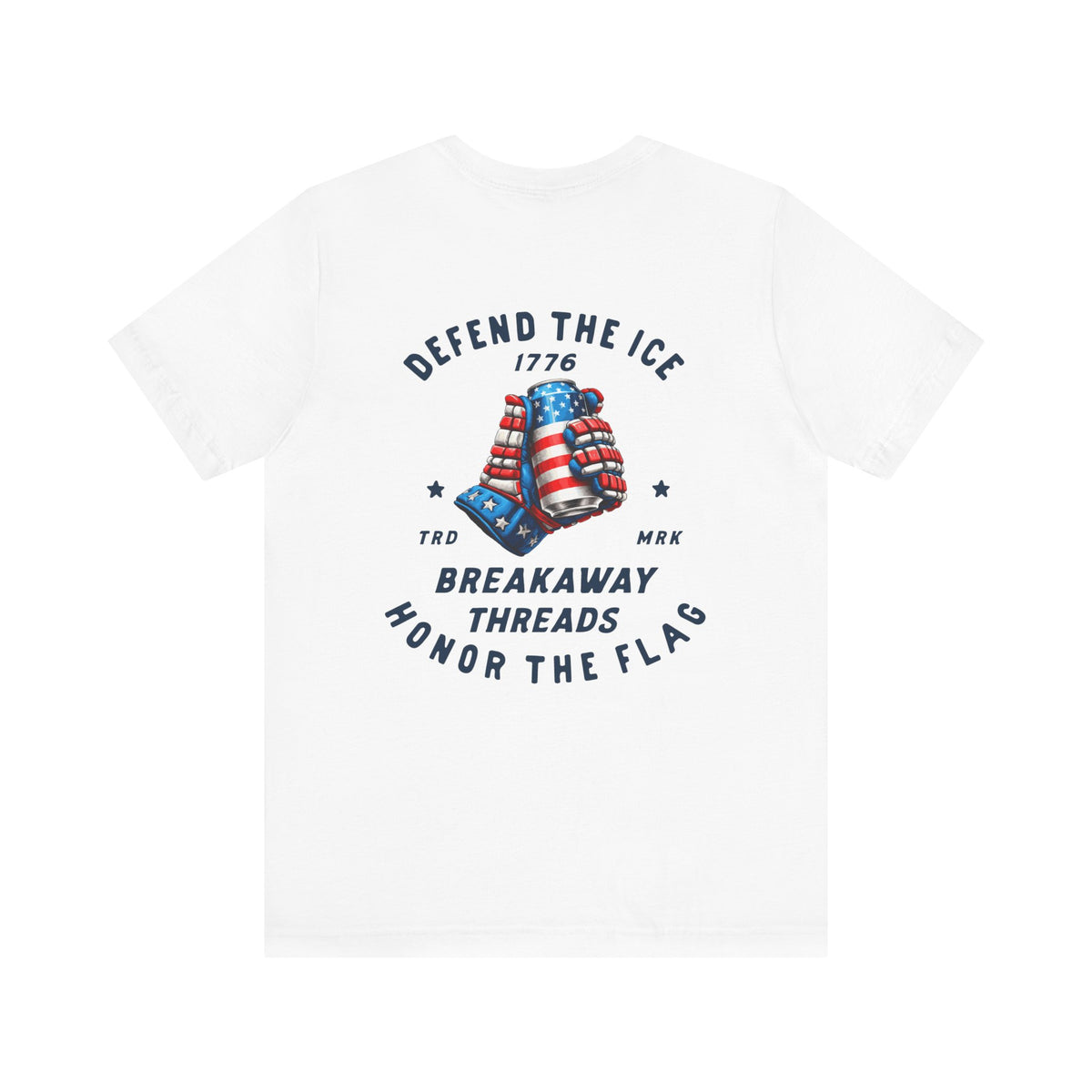 Defend the Ice Honor the Flag Unisex Jersey Short Sleeve Tee