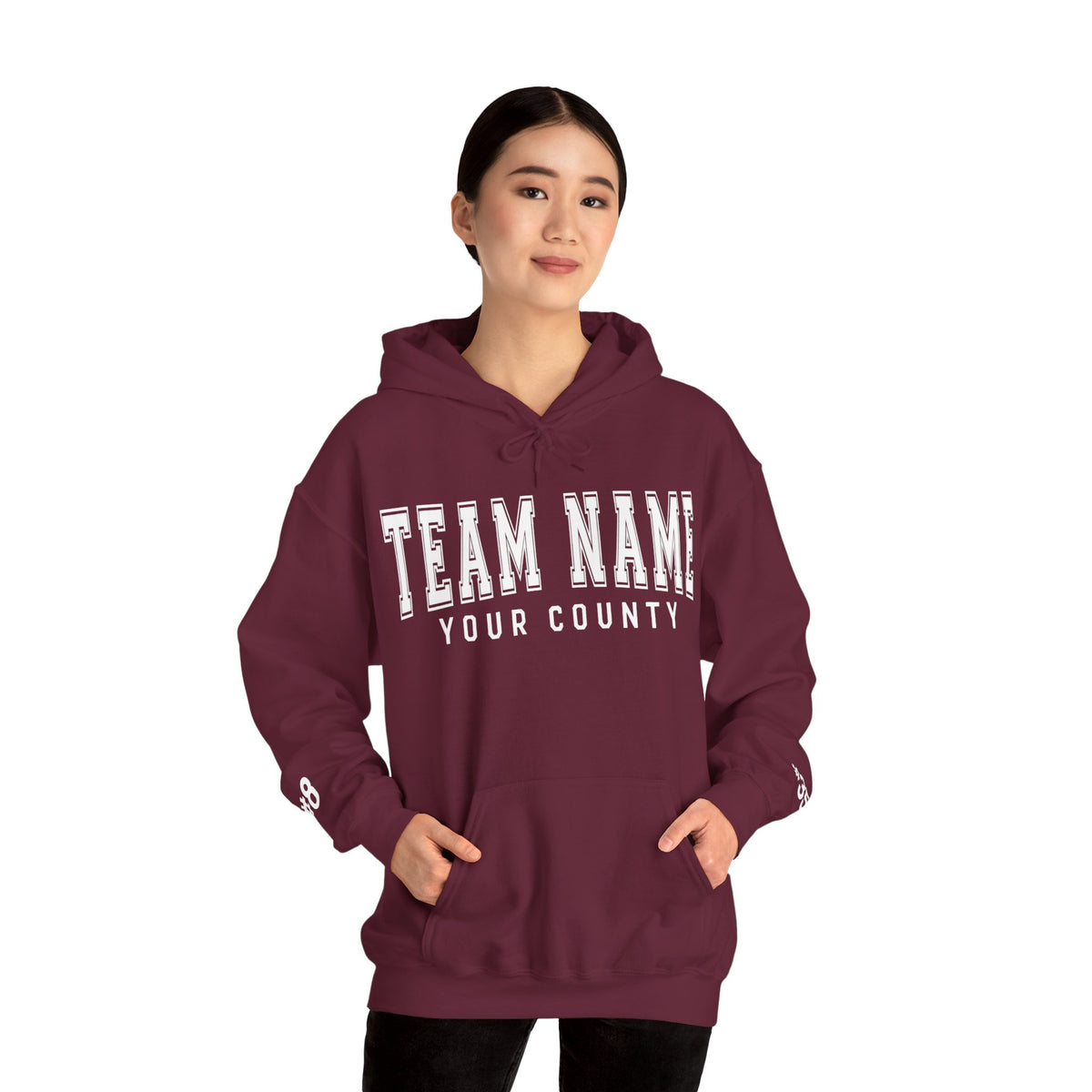 Custom Team Gildan Unisex Heavy Blend™ Hooded Sweatshirt