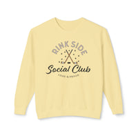 Rinkside Social Club Comfort Colors Unisex Lightweight Crewneck Sweatshirt