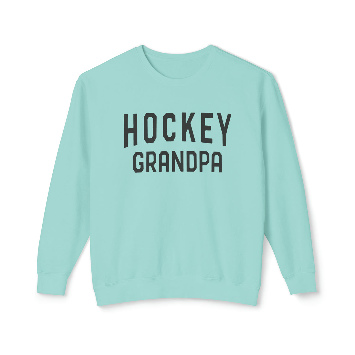 Hockey Grandpa Comfort Colors Unisex Lightweight Crewneck Sweatshirt