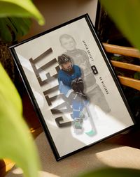 Custom Player Matte Vertical Poster