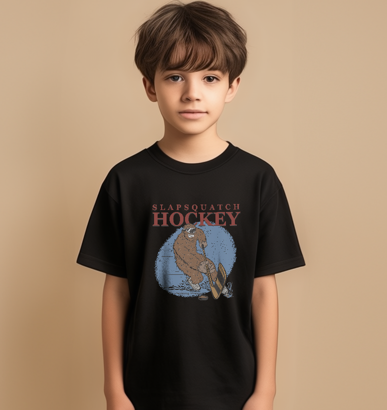 Slapsquatch Hockey Youth Short Sleeve Tee