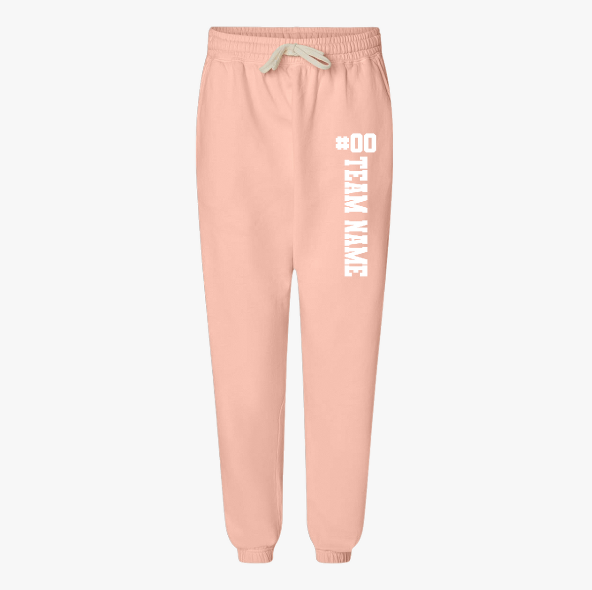 Custom Player Joggers Unisex Garment-Dyed Lightweight Fleece Sweatpants