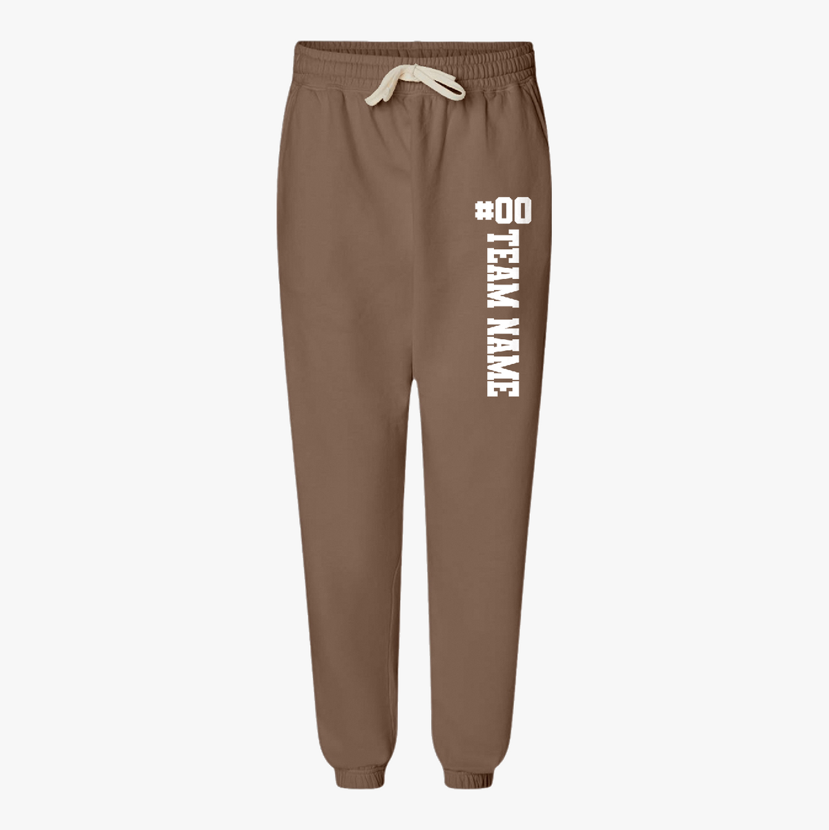 Custom Player Joggers Unisex Garment-Dyed Lightweight Fleece Sweatpants