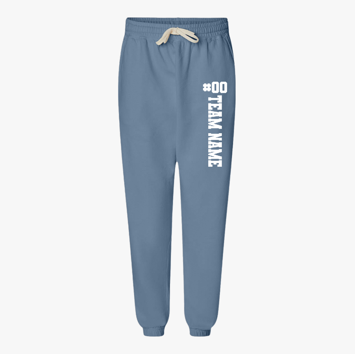 Custom Player Joggers Unisex Garment-Dyed Lightweight Fleece Sweatpants