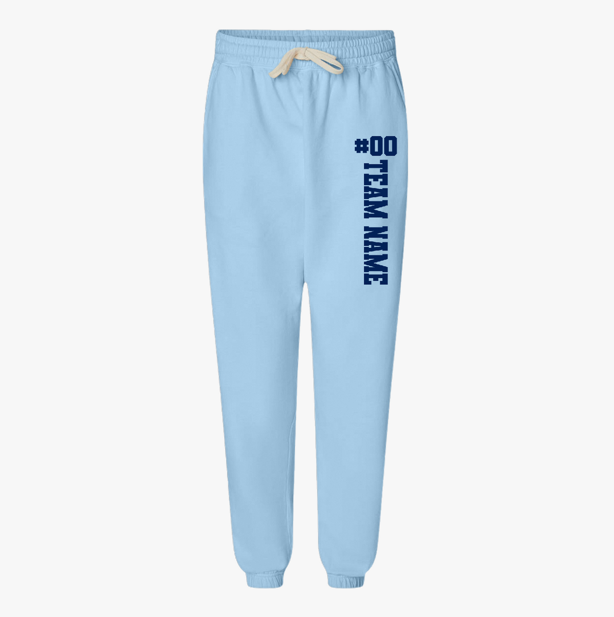 Custom Player Joggers Unisex Garment-Dyed Lightweight Fleece Sweatpants