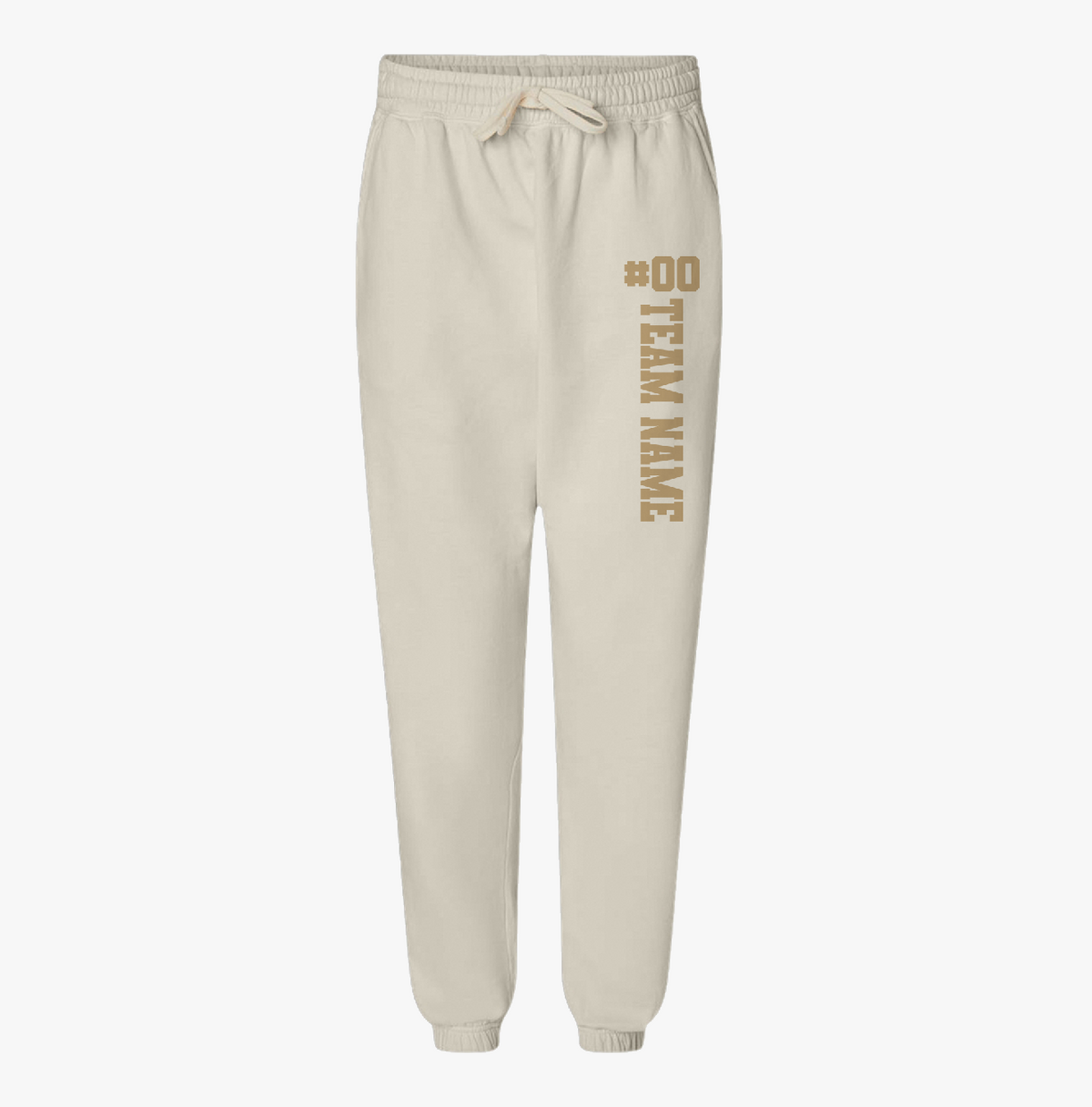 Custom Player Joggers Unisex Garment-Dyed Lightweight Fleece Sweatpants