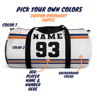 Pick Your Own Colors Custom Overnight Duffel Bag