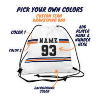 Pick Your Own Colors Custom Team Drawstring Bag