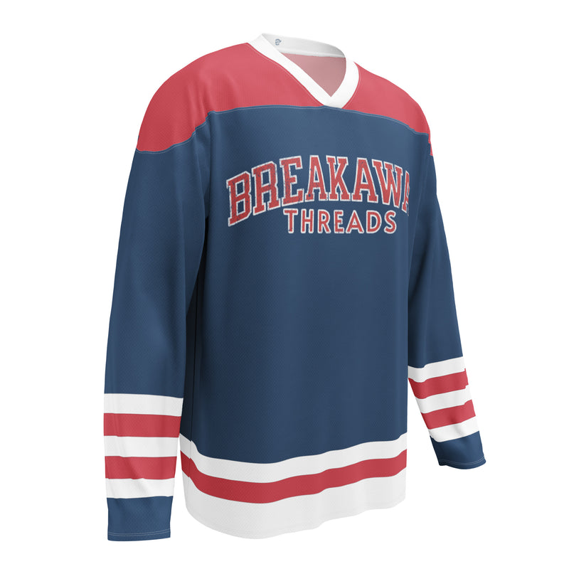 Patriotic Breakaway Threads Recycled Hockey Fan Jersey